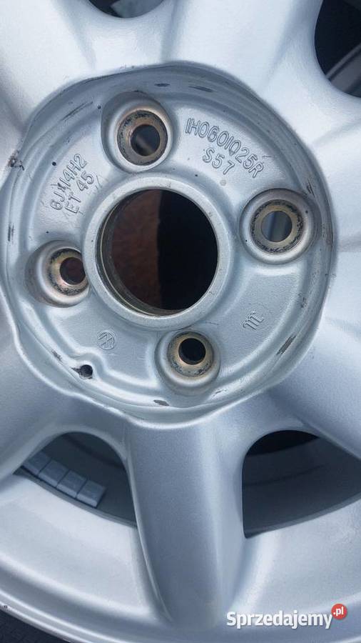Koła alu 14 4x100 vw golf passat vento Ruda Śląska