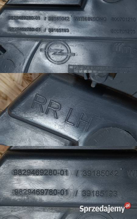 OPEL CORSA F NADKOLE LEWY TYŁ 9829469280 wielkopolskie Pleszew