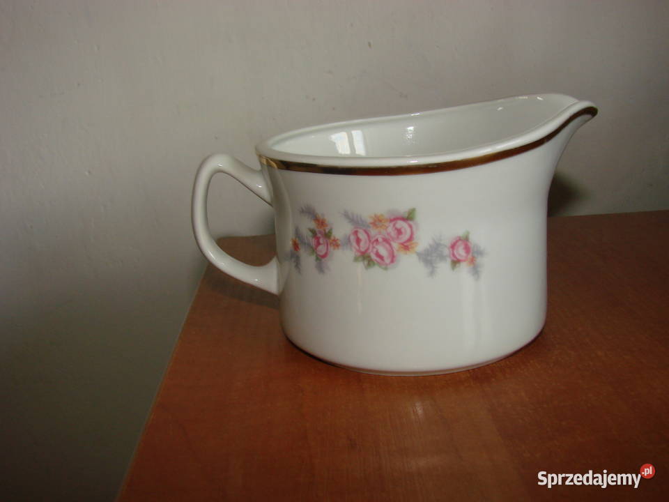 Włocławek porcelanowy mlecznik PRL