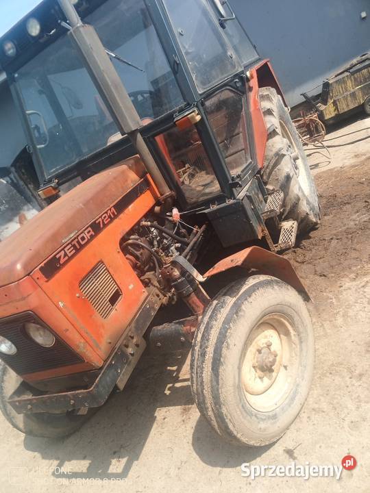 Zetor 7045 z turem Zetor 7211 Żelechów