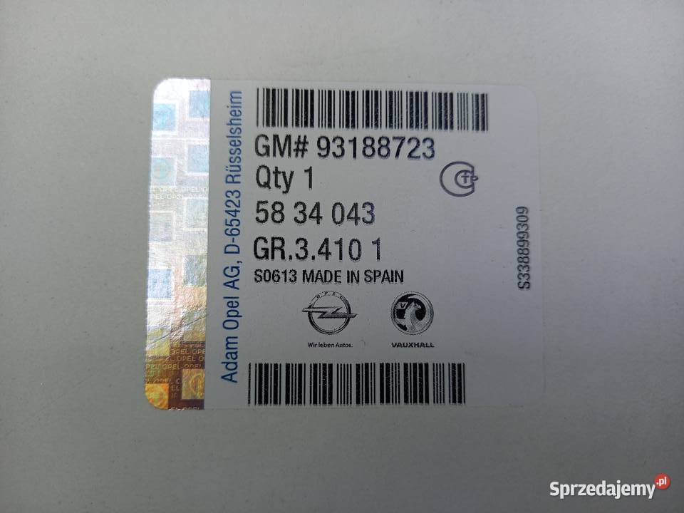 5834043 Filtr powietrza małopolskie Kraków