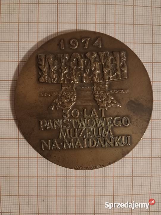 Medal Majdanek Józef Markiewicz obóz Kościan sprzedam