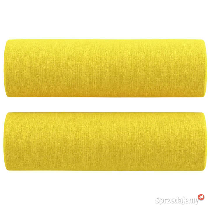 2osobowa sofa z poduszkami jasnożółta 140 mazowieckie Warszawa