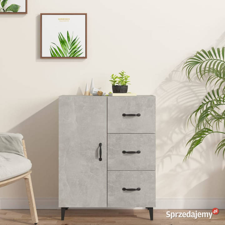 Szafka szarość betonu 695x34x90 materiał Warszawa