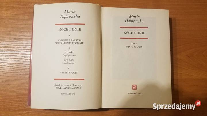 Książka Noce i dnie 15 tomów Maria Dąbrowska
