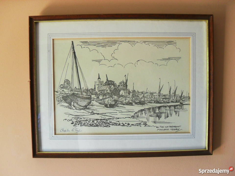 Obraz The Waterfront Maldon Essex Charles Tait Konin