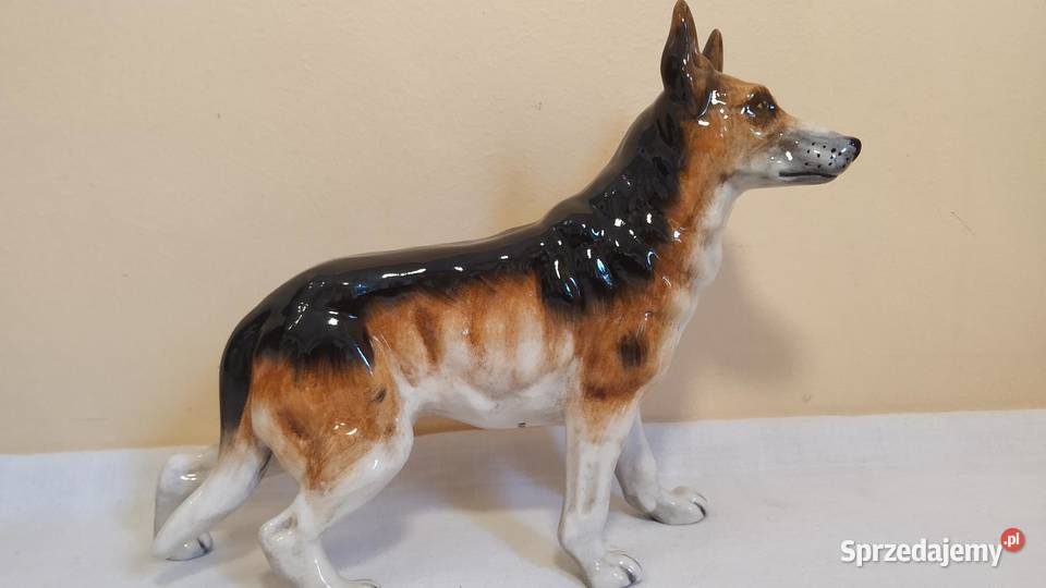 Figurka psa Alsatian Royal Doulton oryginalne