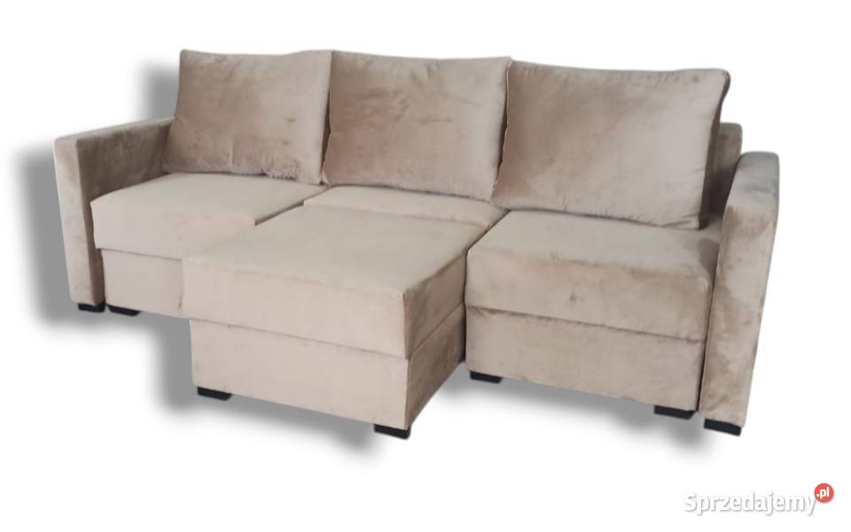 2w1 SOFA i Narożnik 3 części rozkładane pojemnik Wrocław