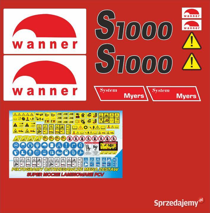 Naklejki wanner s1000 i inne modele supwe mocne kujawsko-pomorskie Bydgoszcz