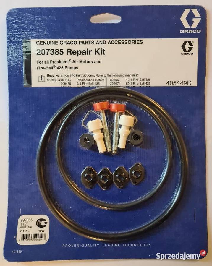 GRACO zestaw naprawczy President Air Motors i