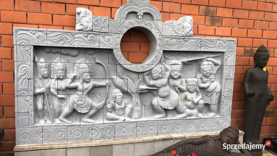 Fontanna Budda buddha fontanna Twarz Buddy Warszawa