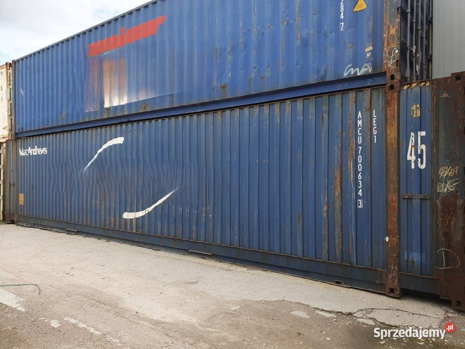 Kontener morski magazynowy budowlany 45 HC PW Lublin