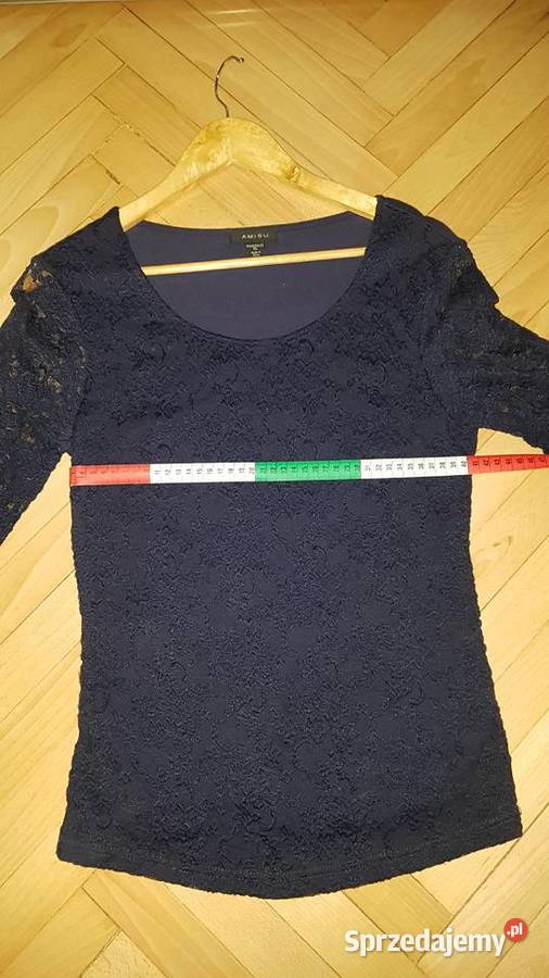 Bluzka koronkowa granatowa Amisu XL Nowy Sącz
