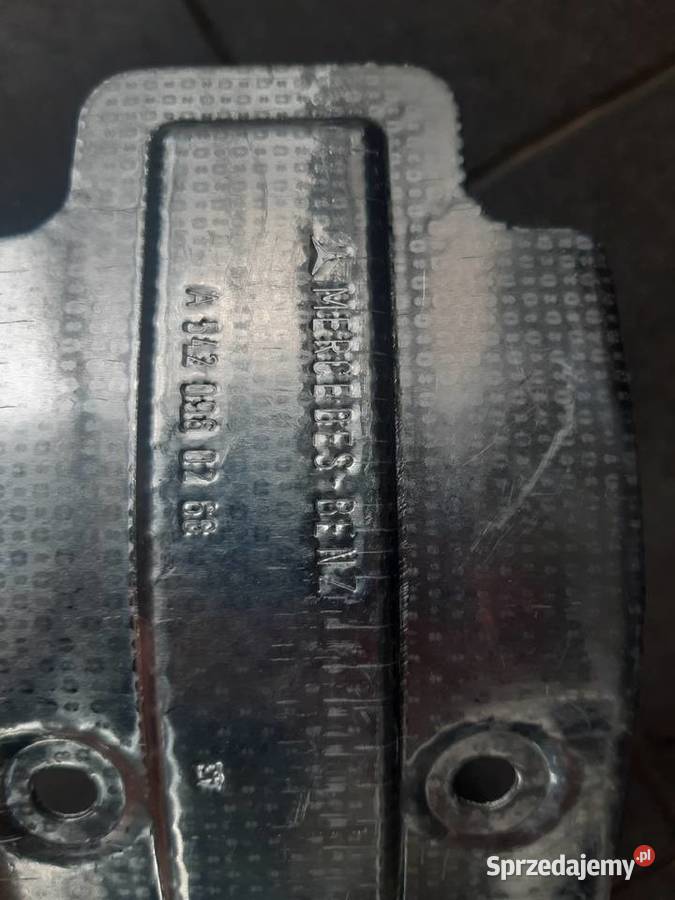 Osłona termiczna turbosprężarki Mercedes V8 Żywiec