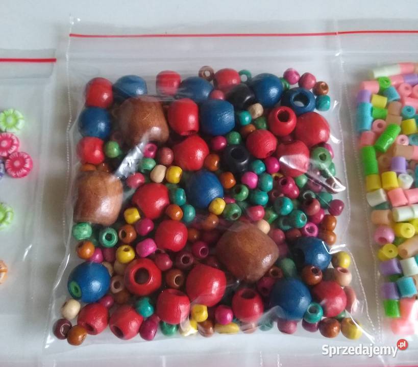 Koraliki MIX Drewno Plastik Gdańsk
