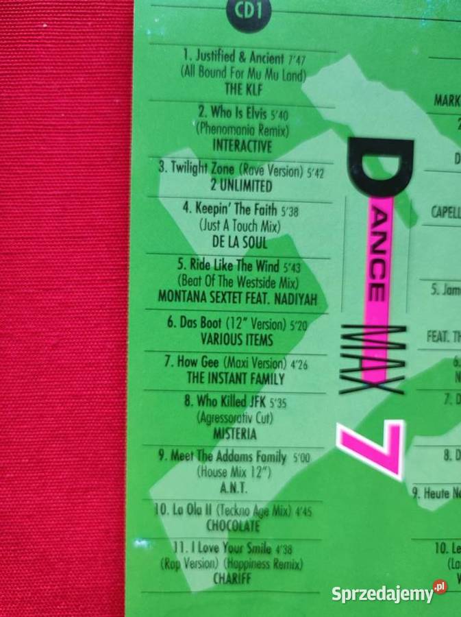 Various Dance 7 kolekcjonerska płyta cd unikat świętokrzyskie Kielce