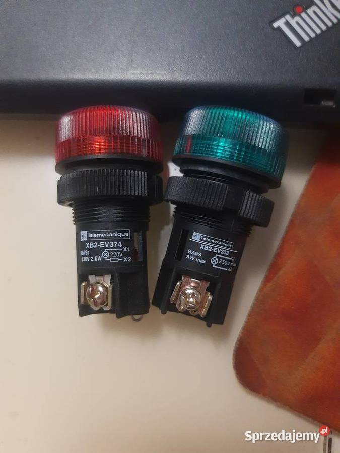 kontrolki zielona i czerwona 230 v