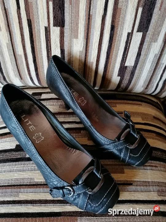 Skórzane szpilki 40 Rudnik nad Sanem sprzedam