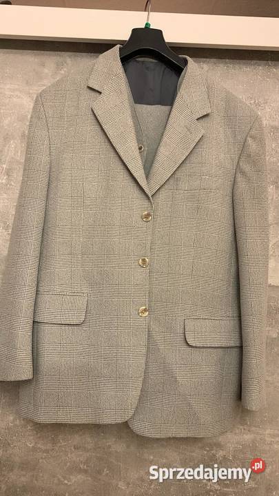 Garnitur męski jasnoszary Odzież wyjściowa Boguchwała