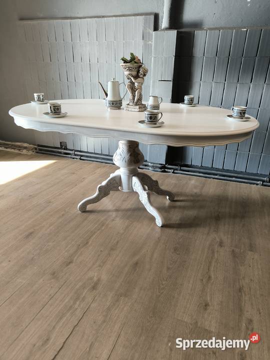 Piękny owalny stół w stylu Shabby Chic Okazja Pruszków