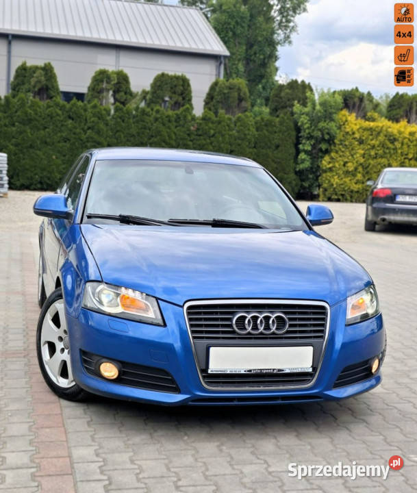 Audi A3 3drzwiowe Alu Klima SLine 4 x 4 8P elektrochrom. lusterko wst. Nowy Sącz