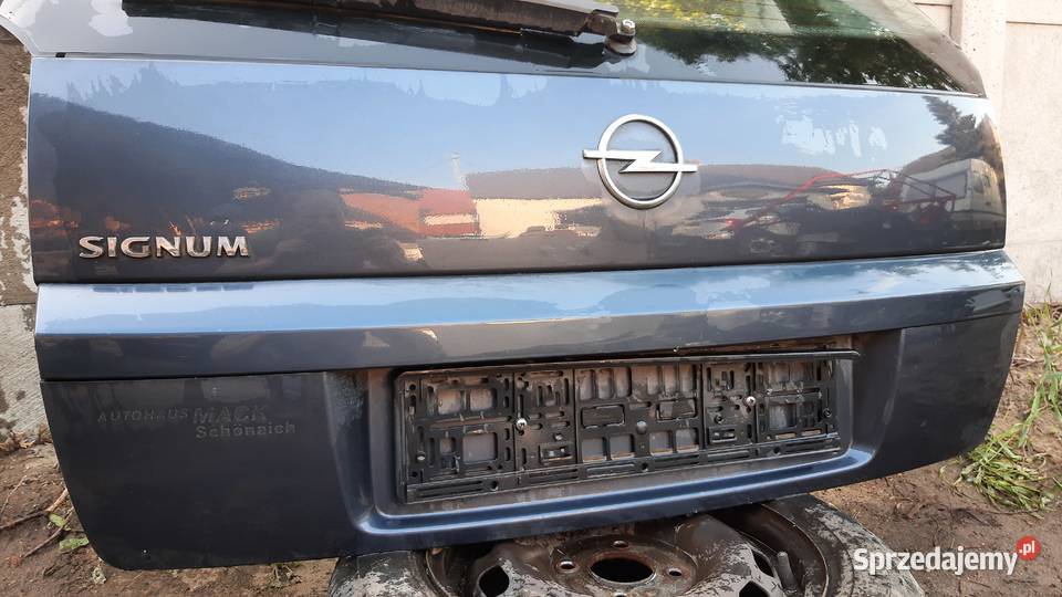klapa kompletna opel signum lakZ168 do montażu dolnośląskie Dębno sprzedam