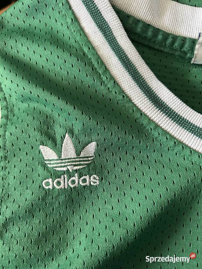 Vintage BOSTON CELTICS 33 BIRD M adidas UNIKAT Wrocław