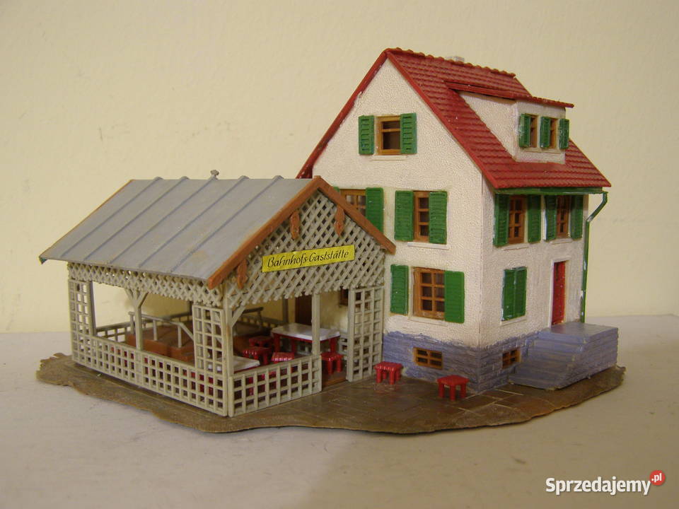 Domek na makietę 39 kolejka skala H0 łódzkie Łódź