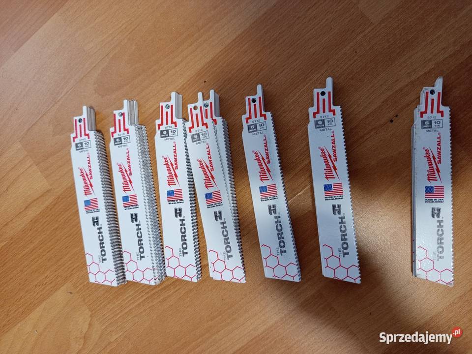 Nowy zestaw brzeszczotów Milwaukee TORCH HILTI Tomaszów Lubelski sprzedam