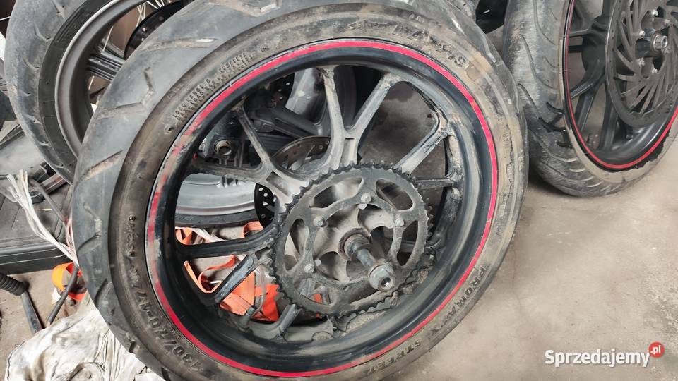 Koła kompletne Derbi GPR 50 125 tarcze napęd Opony, koła, felgi Białystok