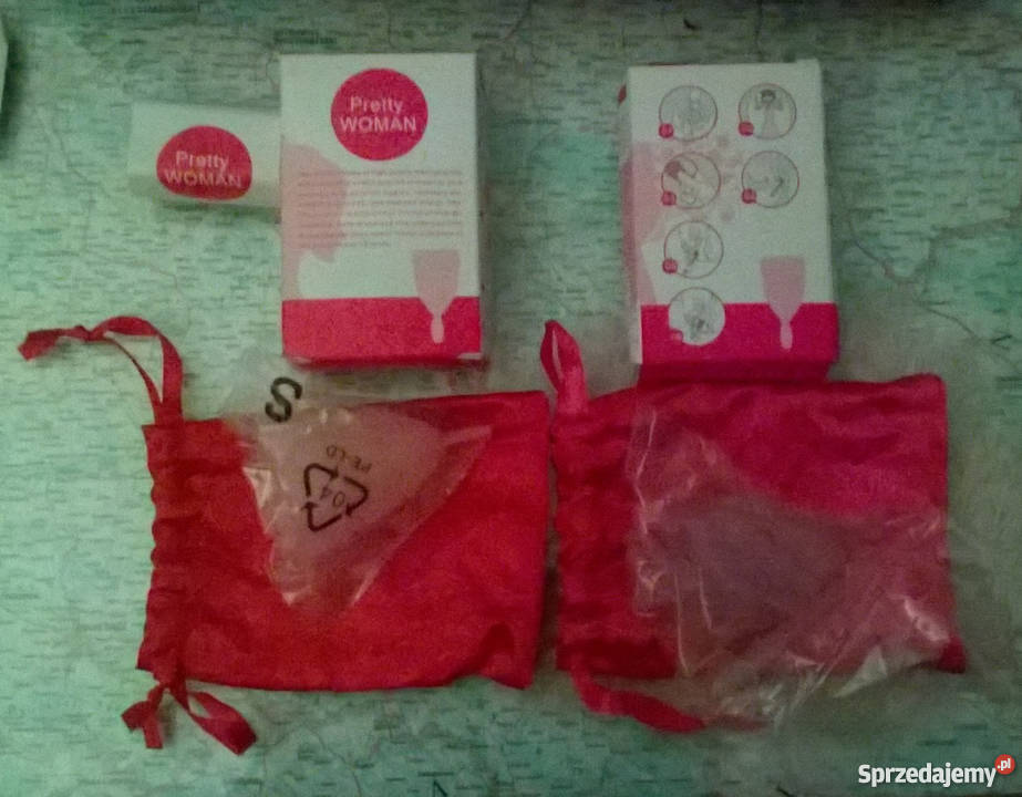 Silikonowy kubeczek menstruacyjny marki Pretty mazowieckie