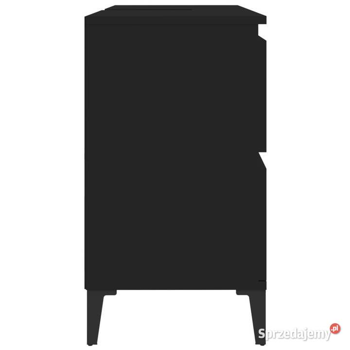 Szafka pod umywalkę czarna 80x33x60 WM821277 Łazienkowe mazowieckie Warszawa