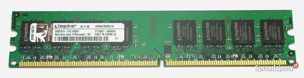 RAM DDR2 1 GB 800MHZ KINGSTON Poznań sprzedam