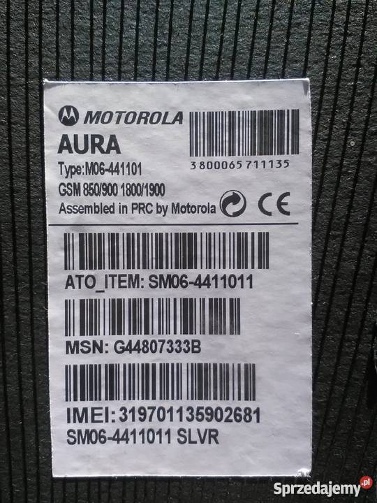 Motorola Aura Dyktafon lubuskie