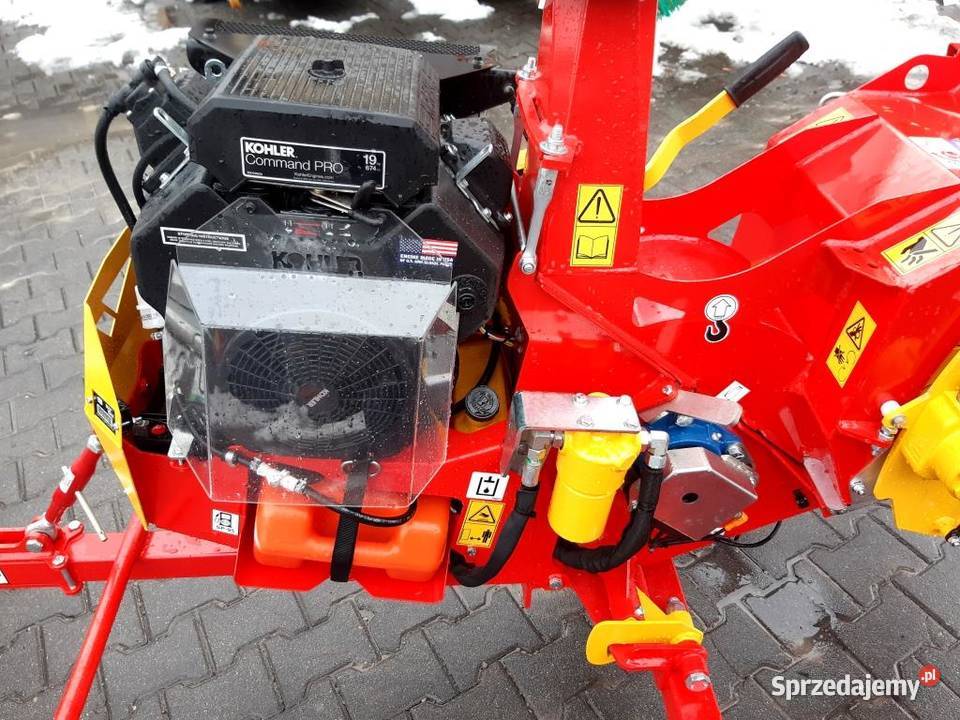 Mobilny rębak do gałęzi silnik benzyna RABAUD Leśnictwo Lublin