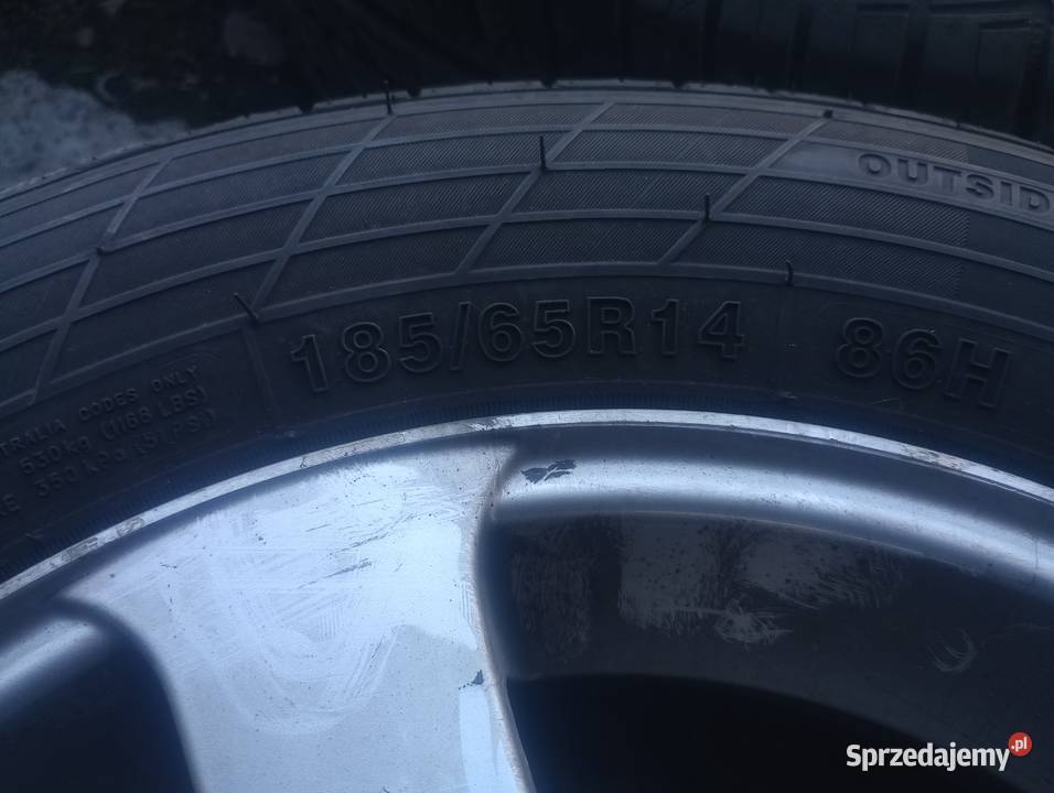 Alufelgi DOTZ opony letnie 18565R14 4X100 VW Opony i felgi Oświęcim