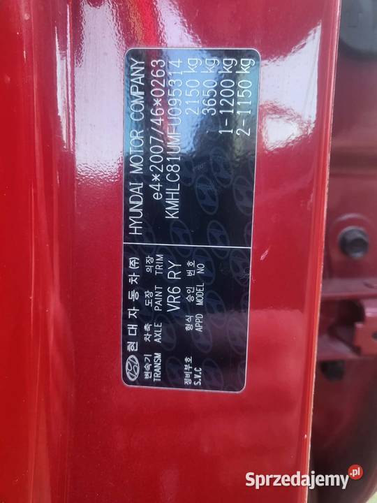 Hyundai i40 2014r na części kolor VR6 RY łódzkie Łask