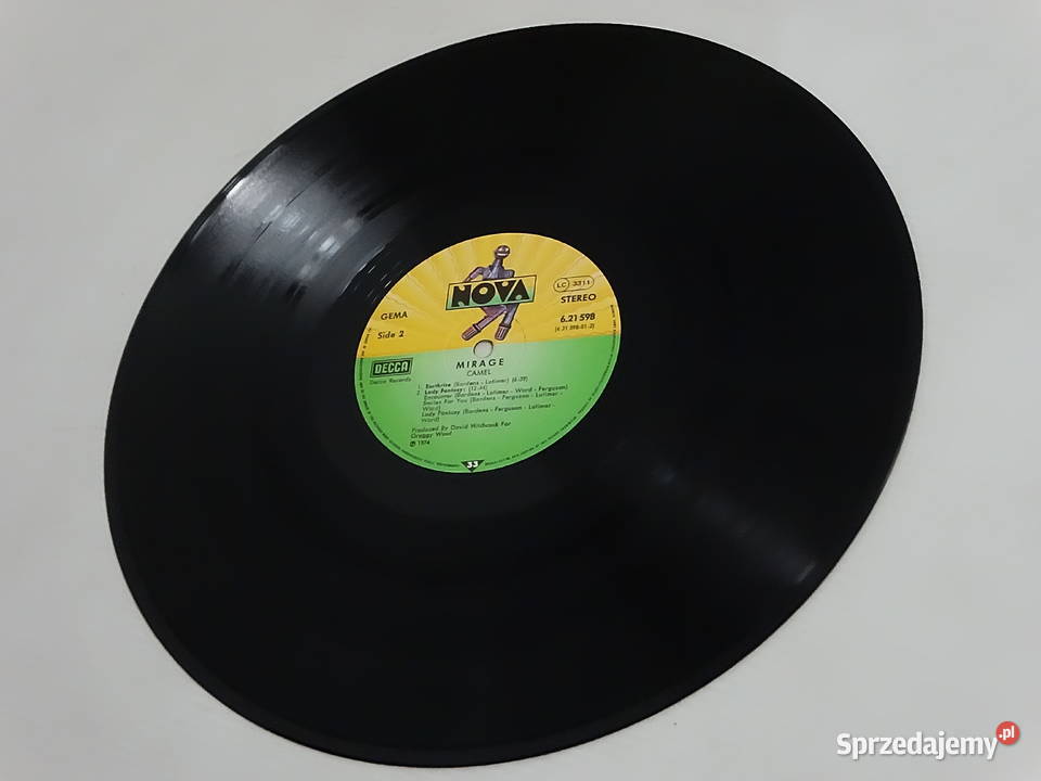 CAMEL Mirage LP Wydanie Niemieckie Nova Decca Biłgoraj