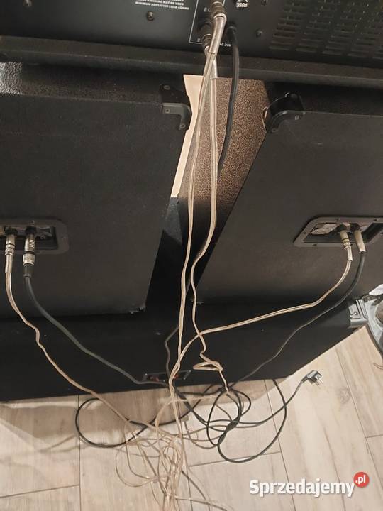 Nagłośnienie kolumny power mikser głośniki