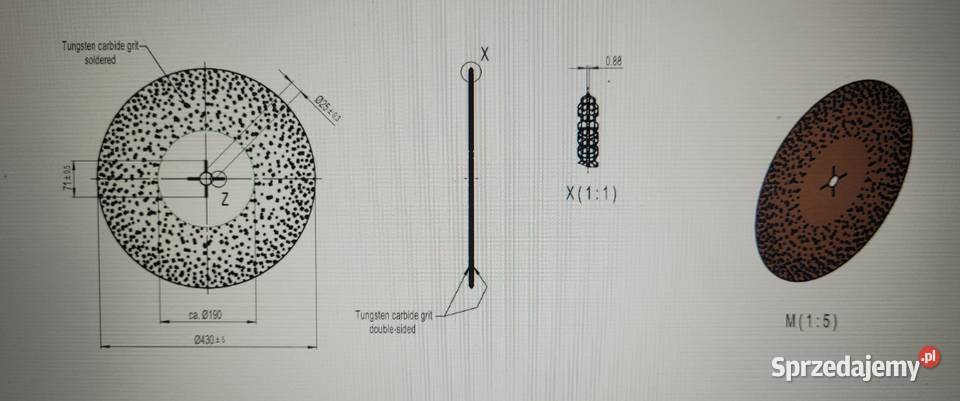 Szlifierka planetarna Blastrac TARCZA Wrocław sprzedam