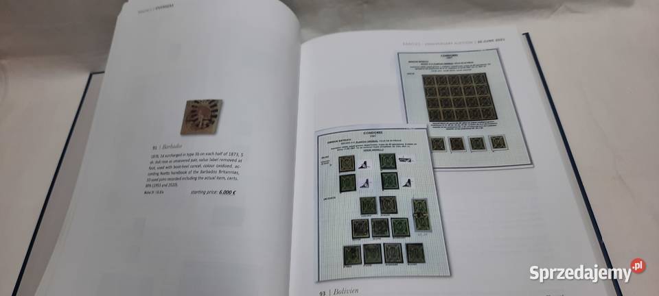Katalog aukcyjny FILATELISTYKA Christoph Gartner Warszawa sprzedam