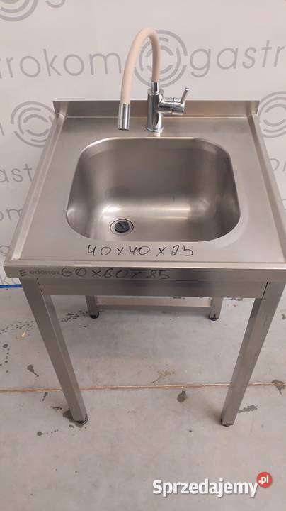 STÓŁ ZE ZLEWEM 1 komora 60x60 Gastronomia Wrocław