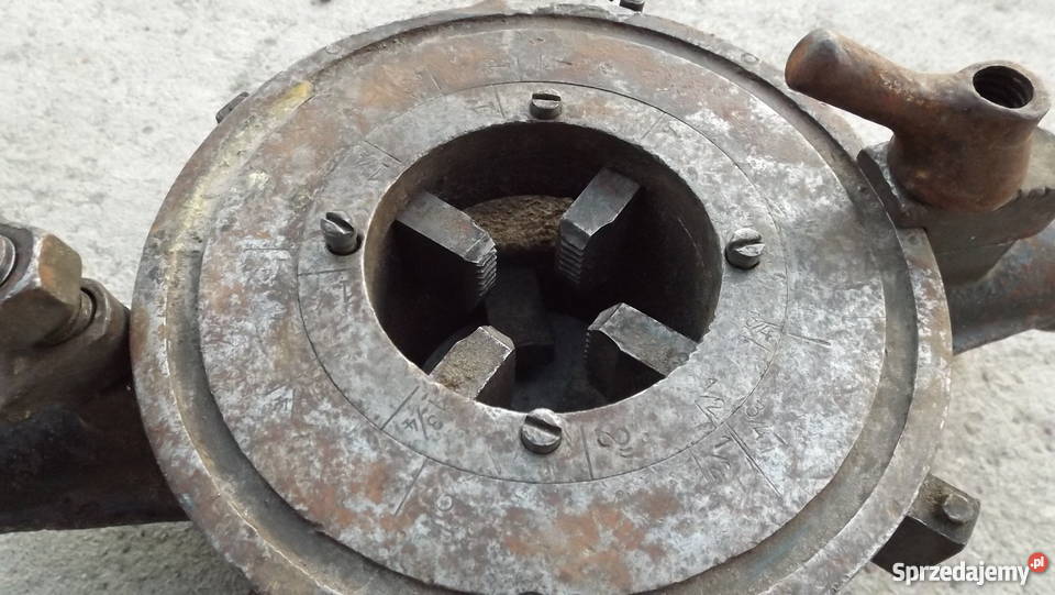 Duża Gwintownica nastawna do rur Grodziczno