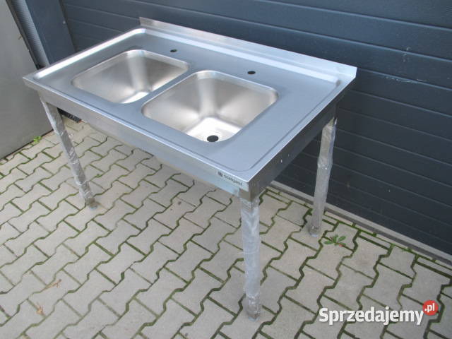 Zlew 2 Komory Dwukomorowy Stal Nierdzewna
