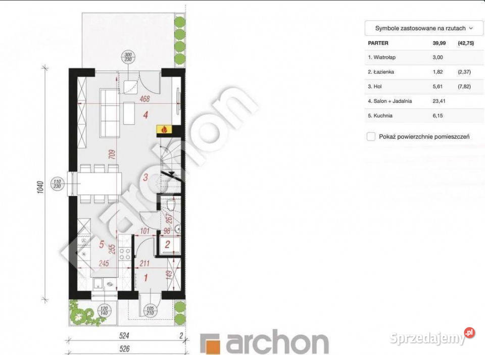 Dojazdów bliźniak stan deweloperski