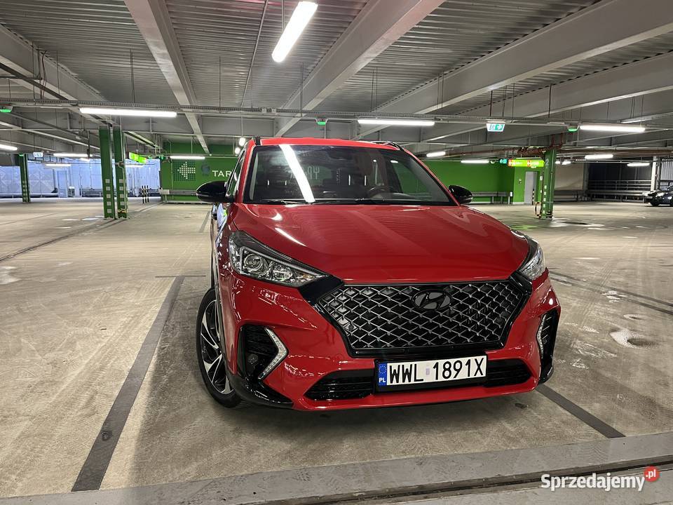 Hyundai Tucson III N line 16 tgdi 7dct el klapa Rok produkcji 2019 Kobyłka
