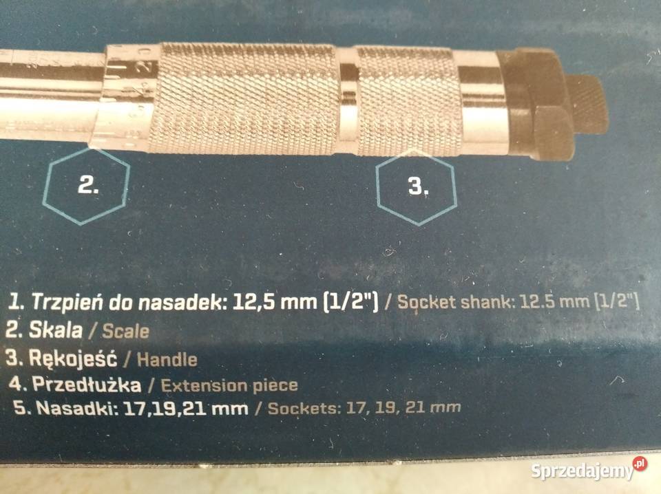 NAJTANIEJ Klucz Dynamometryczny z Nasadkami Etui Zabrze