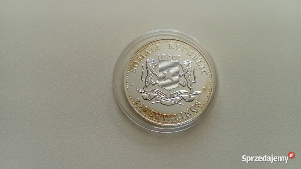 Moneta 250 szylingow 2005 r Republika Somalia sprzedam