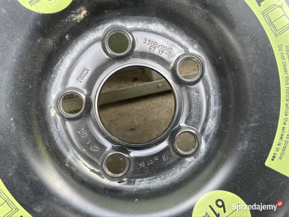2094000402 koło zapasowe dojazdowe 16 Mercedes Szczecin