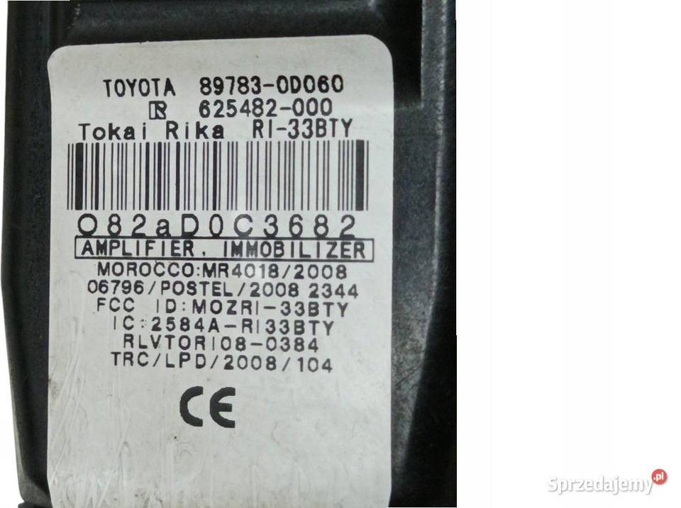 STACYJKA N0502241 Toyota Yaris II 20052011 świętokrzyskie